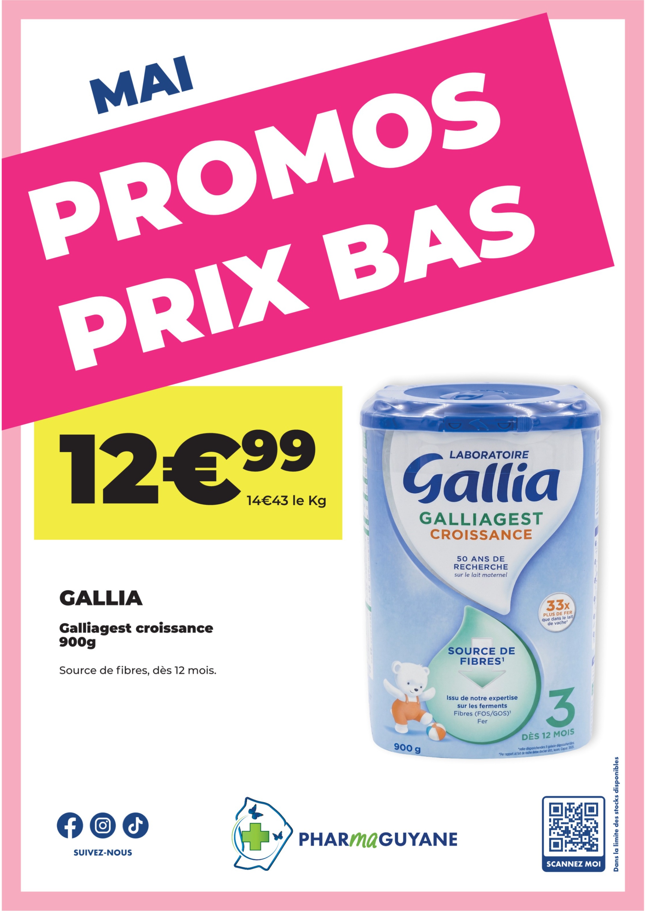 GALLIA Galliagest croissance 900g
