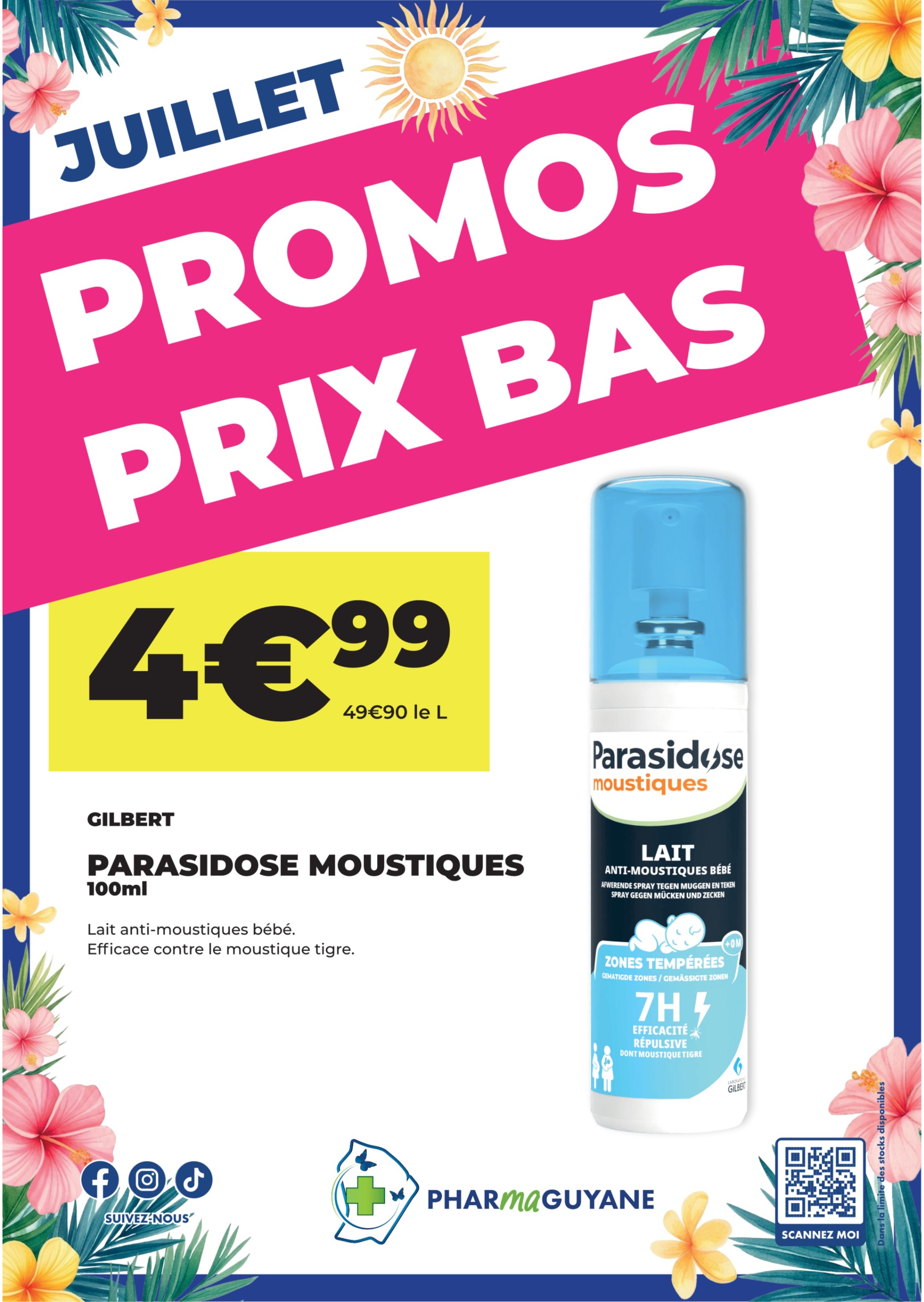 PARASIDOSE moustiques 100ml