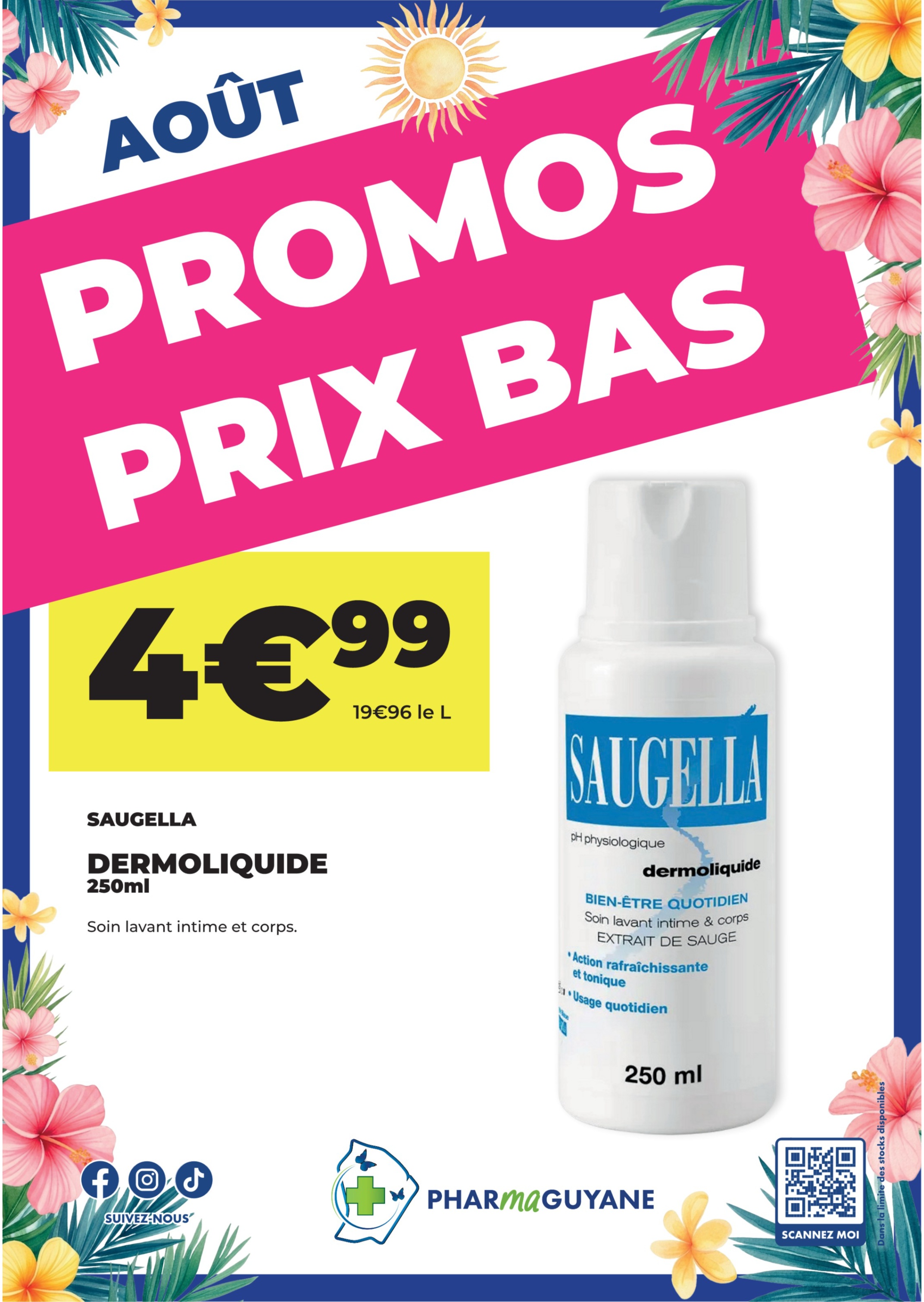 SAUGELLA Dermoliquide 250ml