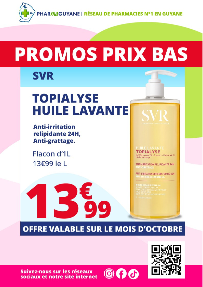 SVR Topialyse huile lavante