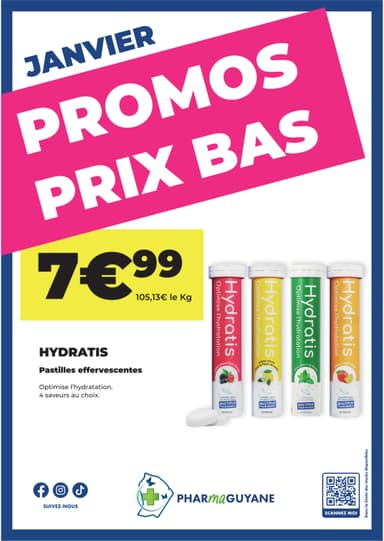 HYDRATIS pastilles effervescentes